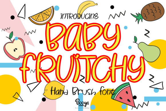 Baby Fruitchy: A Playful Display Font That Pops on the Web