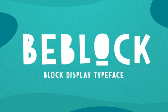Beblock: A Fresh Display Font for Standout Brand Identity