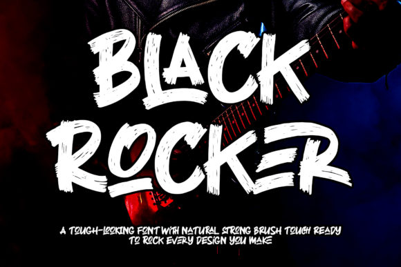 Black Rocker: A Bold Display Font for Digital Brand Impact