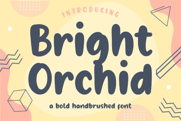 Bright Orchid: A Playful Display Font That Pops With Personality