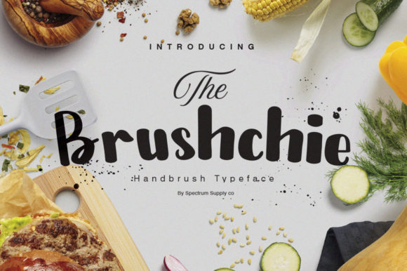 Brushchie: A Clean, Lettered Display Font for Real Branding