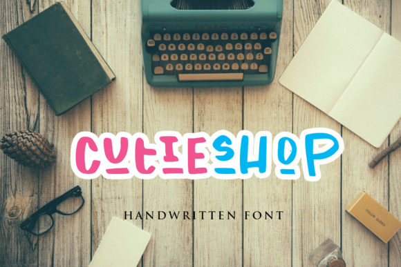 Cutie Shop: A Friendly Display Font for Digital Branding