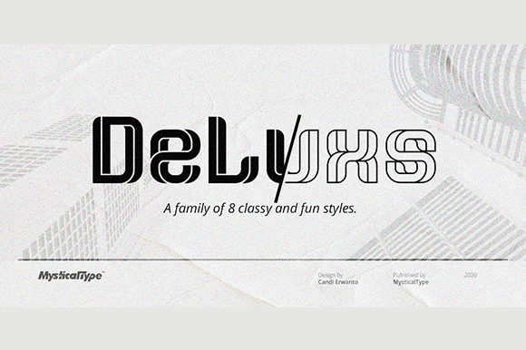 DeLuxs: A Modern Display Font for Professional Branding