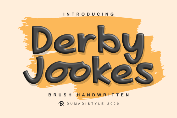 Derby Jookes: A Playful Display Font for Digital Branding