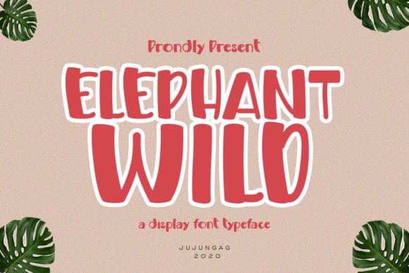 Elephant Wild: A Joyful Display Font for Small Business Branding