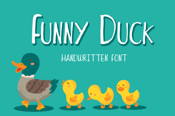 Funny Duck: A Playful Display Font That Earns Its Quack