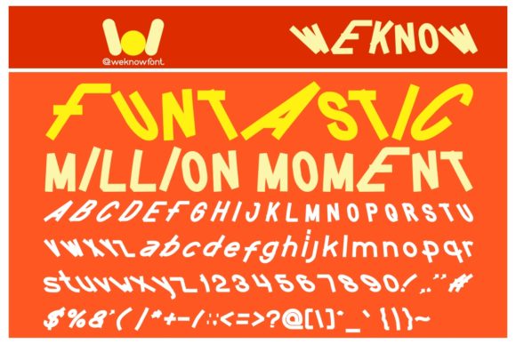 Funtastic Million Moment: A Joyful Display Font for Crafters
