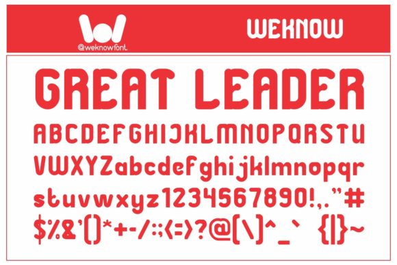 Great Leader: A Bold Display Font for Modern Web Design