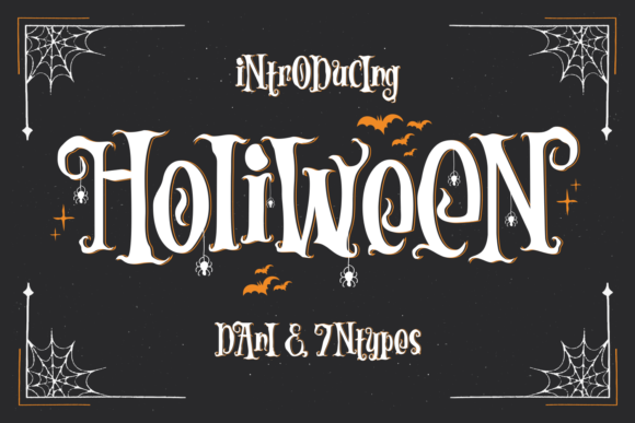 Holiween: A Bold Display Font for Editorial Impact