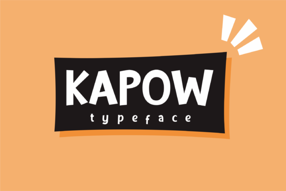 Kapow: A Playful Display Font for Handmade Charm