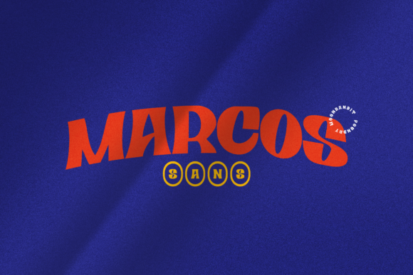 Marcos: A Playful Display Font for Bold Digital Branding