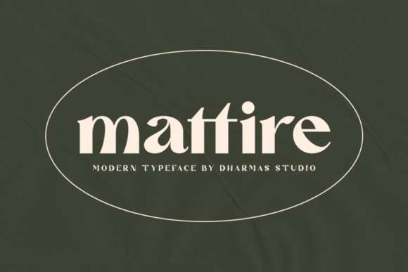 Mattire: A Bold Display Font for Digital Brand Impact