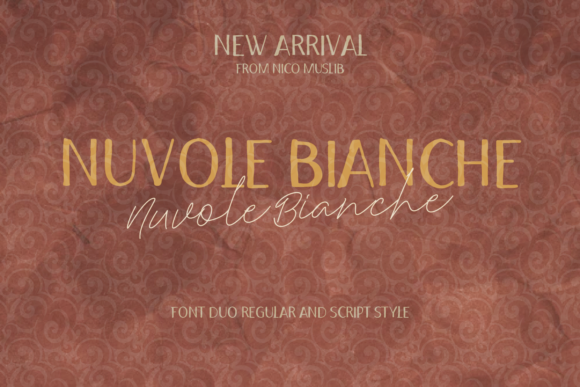 Nuvole Bianche: A Display Font That Earns Its Space in Real Campaigns