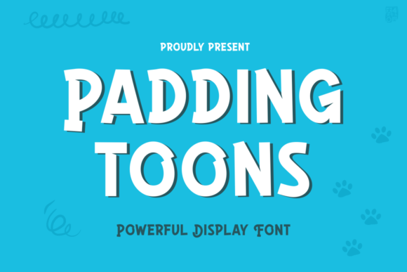 Padding Toons: A Playful Display Font That Builds Brand Trust