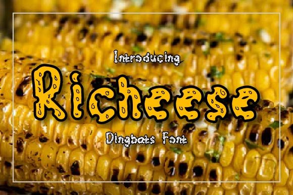 Richeese: A Display Font That Feels Like a Warm Welcome