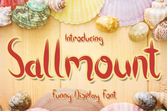 Sallmount Display Font: Joyful, Playful & Perfect for Handmade Products