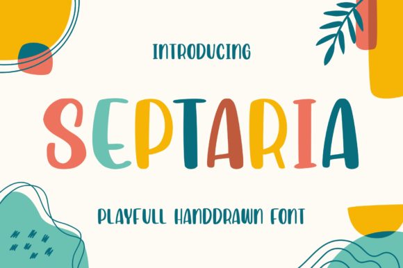 Septaria: A Playful Display Font That Delivers Digital Charm