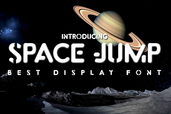 Space Jump: A Futuristic Display Font That Elevates Real Branding
