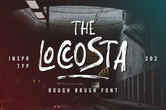 The Loccosta: A Bold Display Font for Small Business Branding