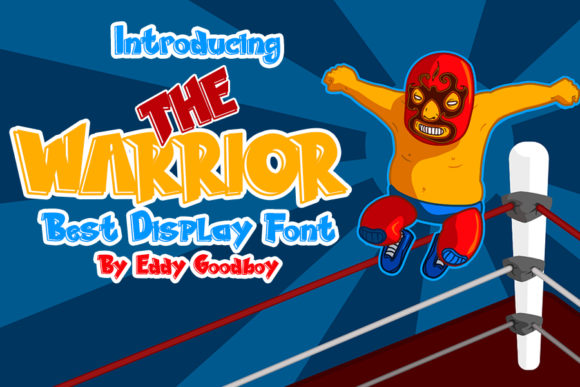 The Warrior: A Joyful Display Font for Editorial Charm