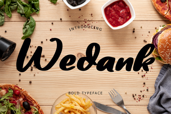 Wedank: A Display Font That Feels Like a Thoughtful Pause